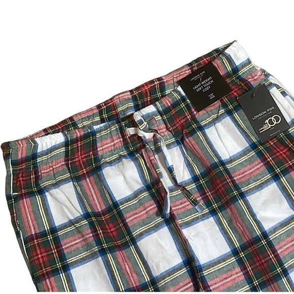 London Fog Pajama Pants Lounge Pants Women’s Size Large Pockets Drawstring NWT - Picture 6 of 7